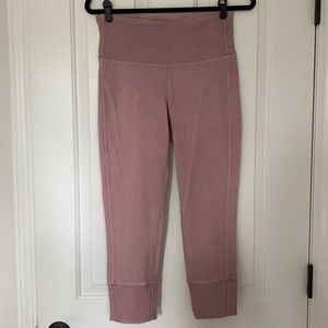 LuluLemon Distressed Blush Pink Leggings